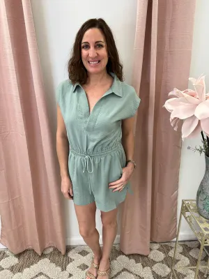 Dessert - A Woven Romper