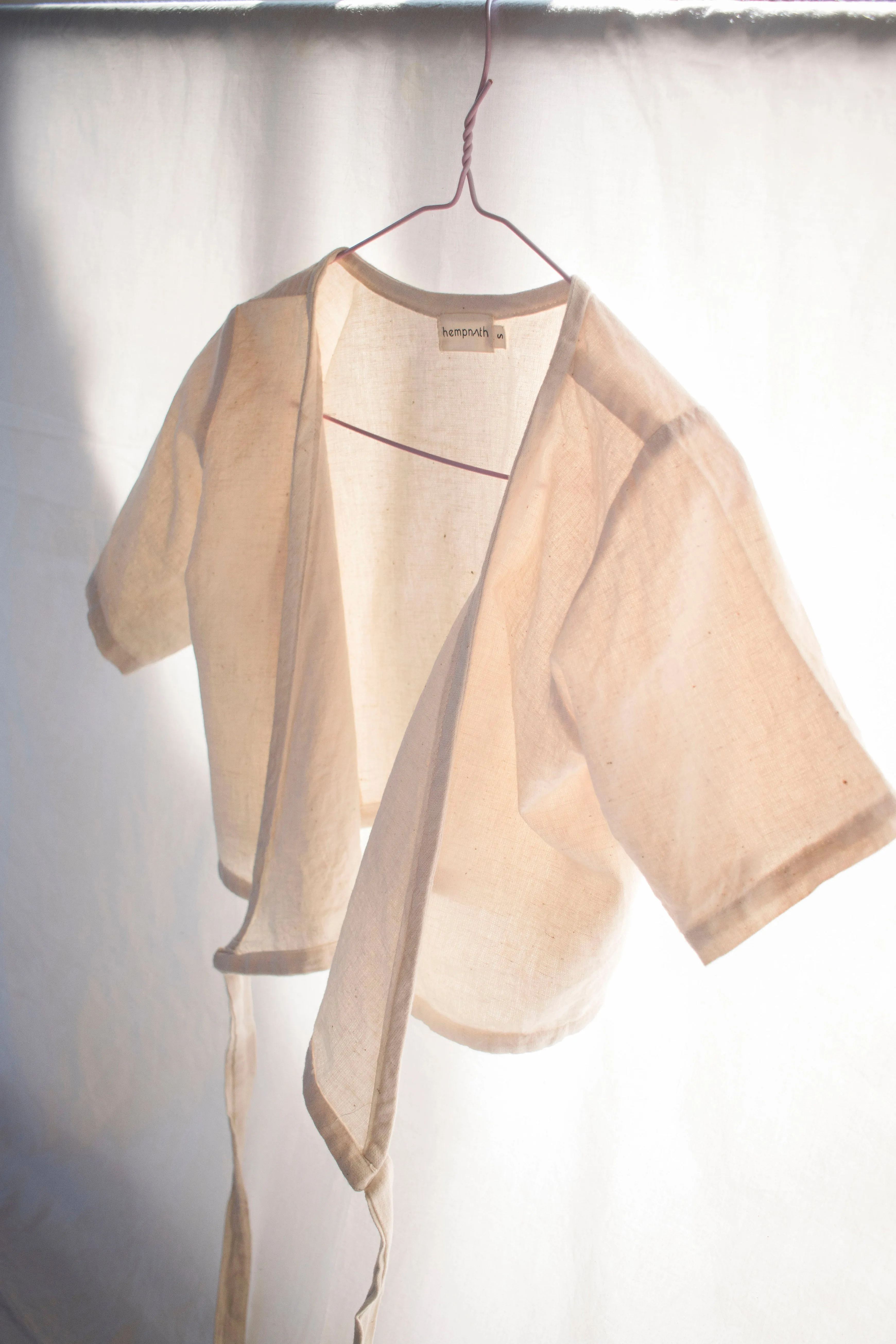 Dija hemp wrap top