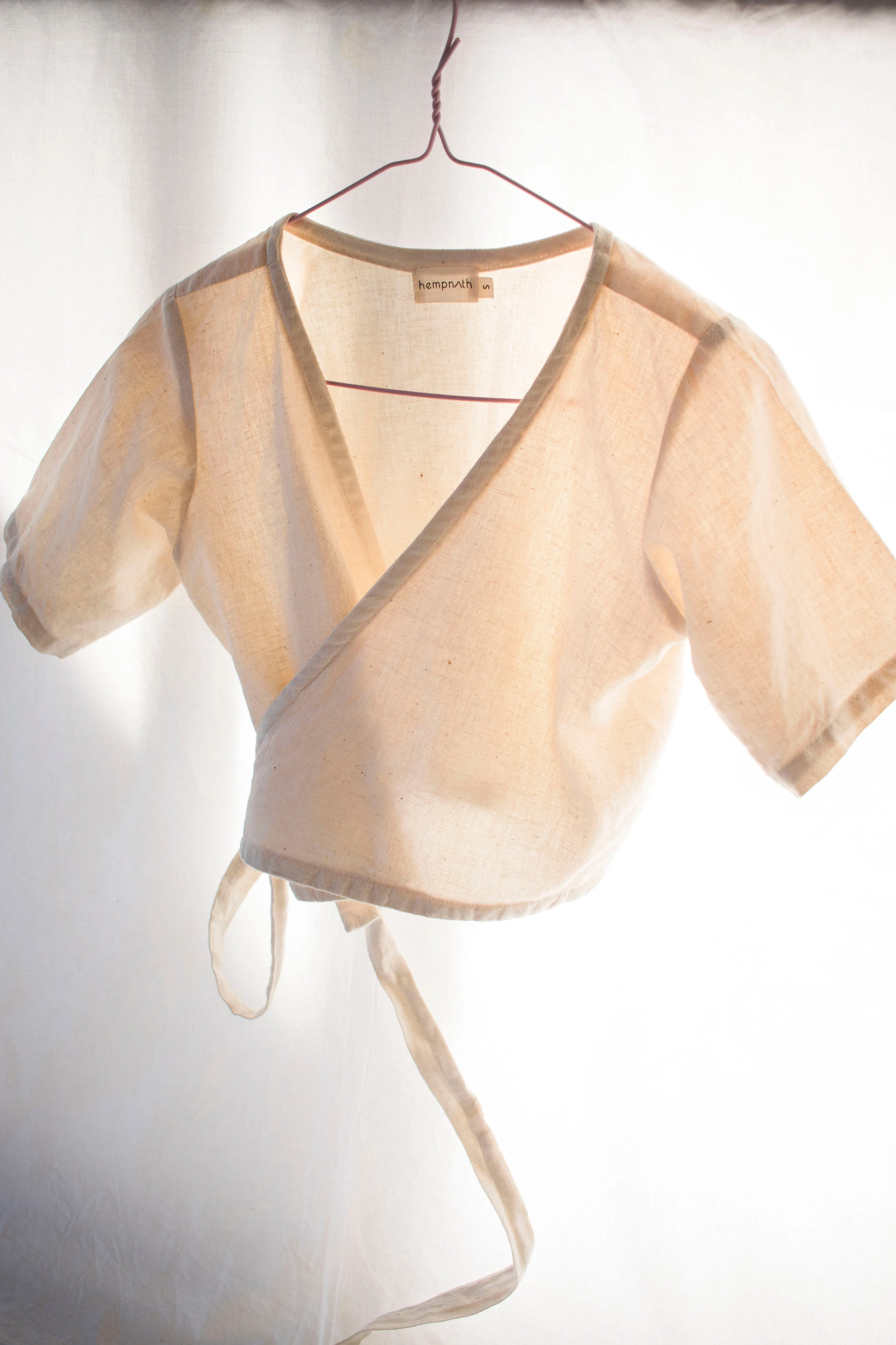 Dija hemp wrap top