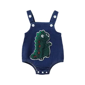 DINOSAUR Denim Romper