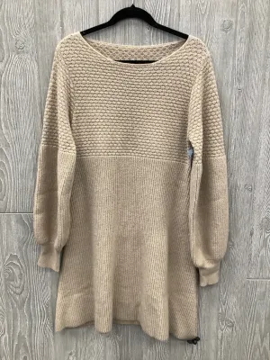 Dress Sweater By Clothes Mentor In Tan, Size: L