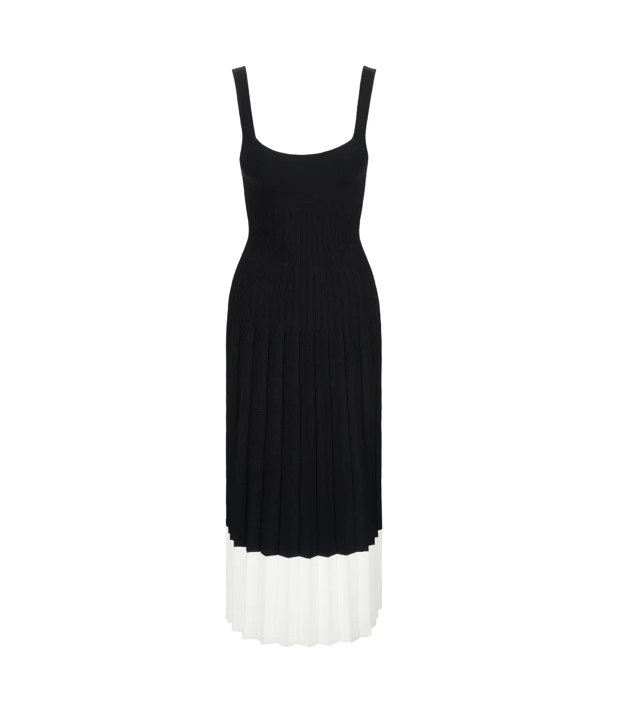 Ellison Dress in Black and Ivory