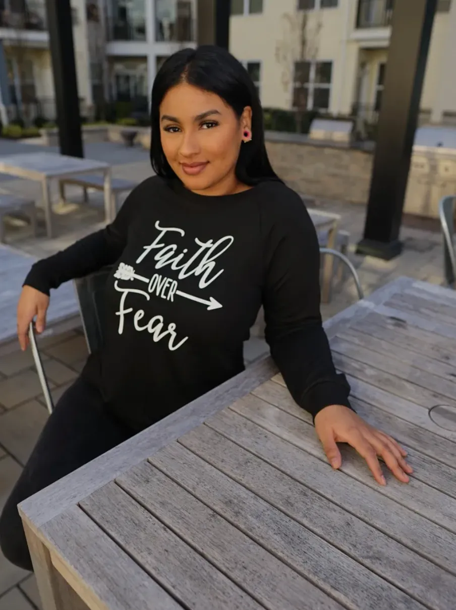 Faith Over Fear Long Sleeve Tee