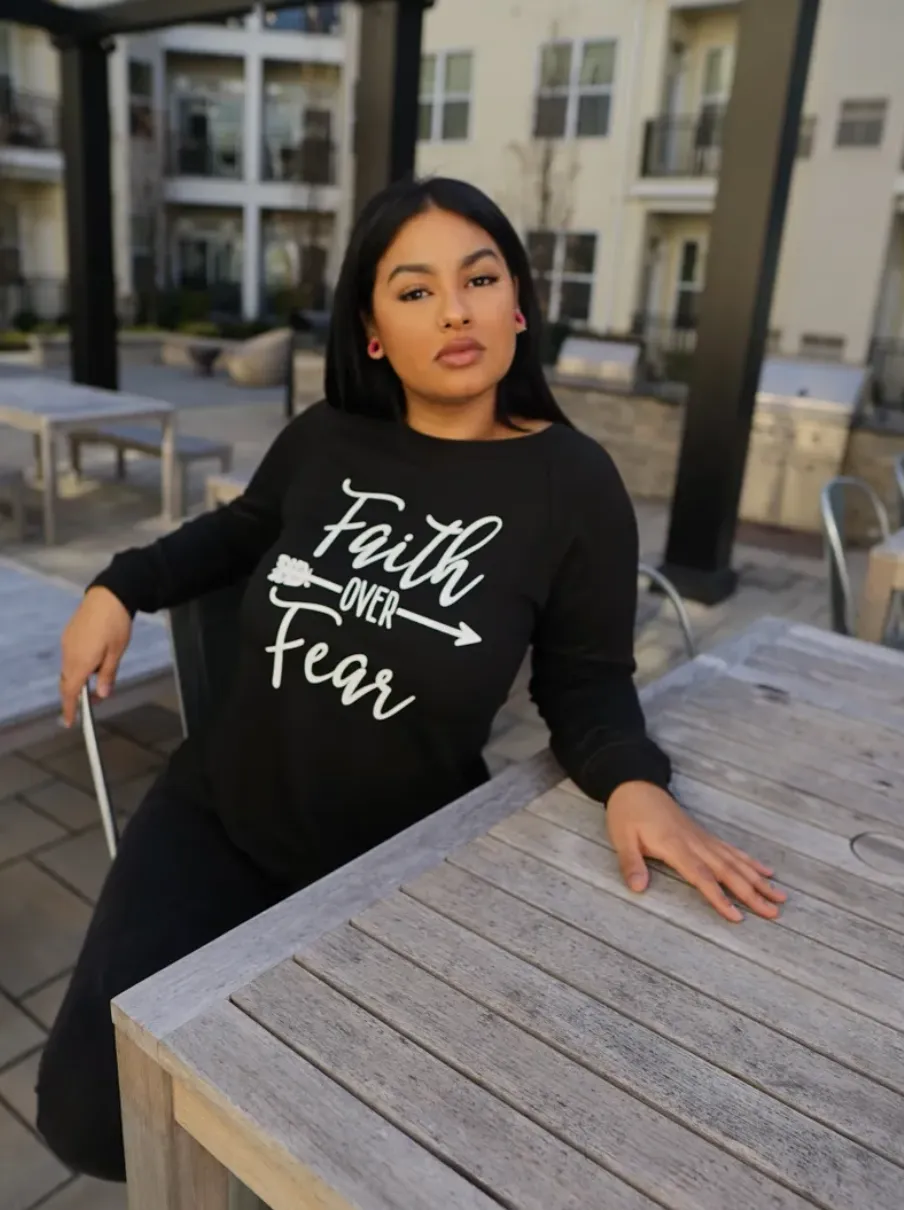 Faith Over Fear Long Sleeve Tee