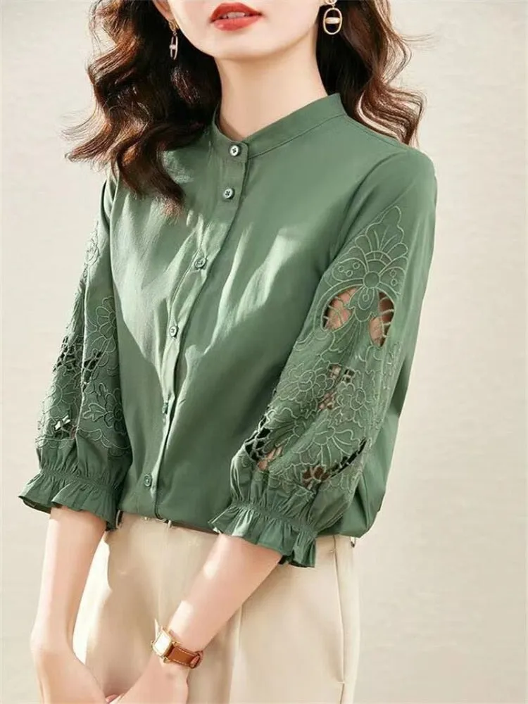Falling Down Like Pieces Blouse
