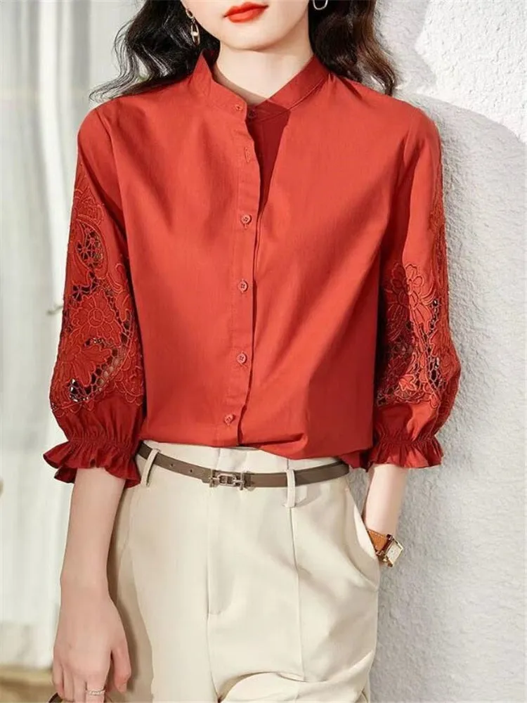 Falling Down Like Pieces Blouse