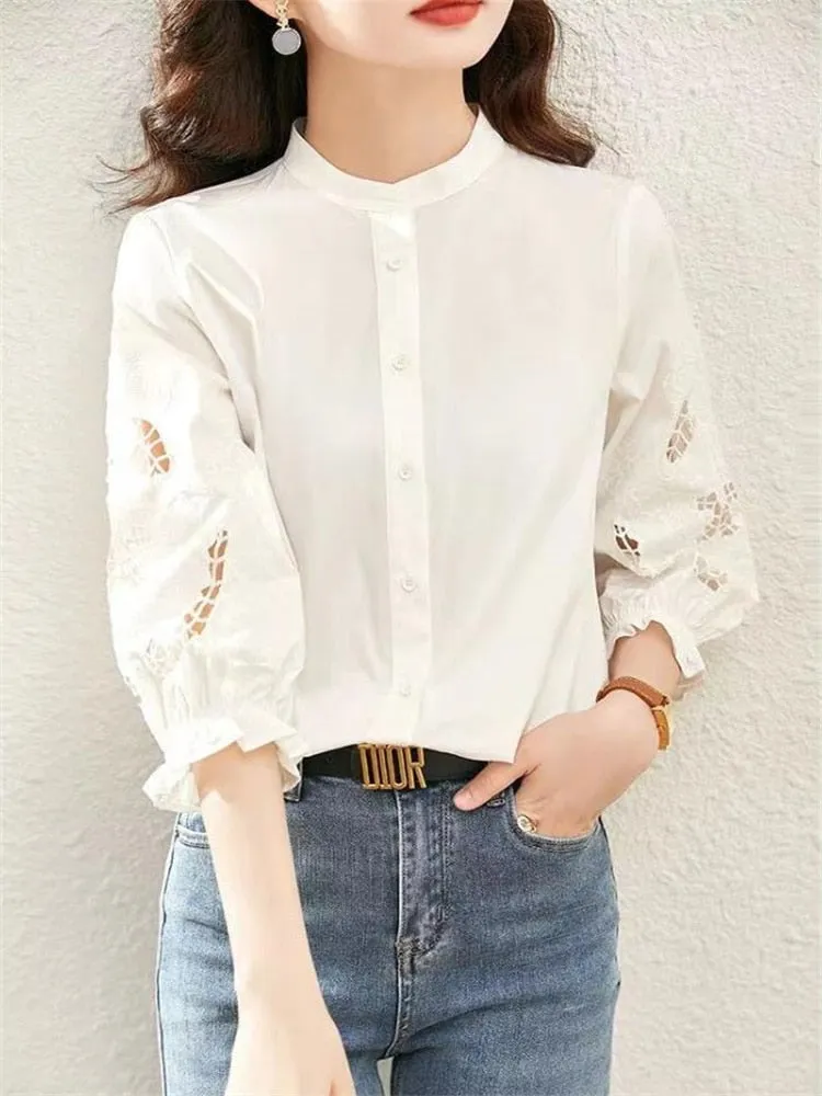 Falling Down Like Pieces Blouse