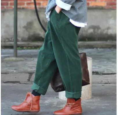 Female Retro Loose Harem Pants