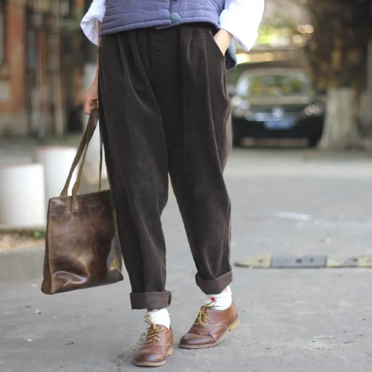 Female Retro Loose Harem Pants