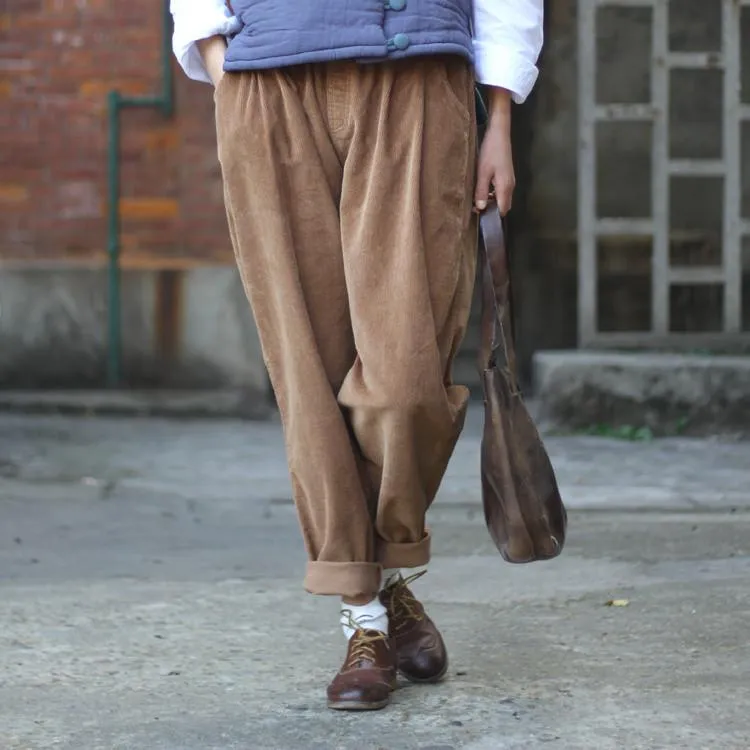 Female Retro Loose Harem Pants