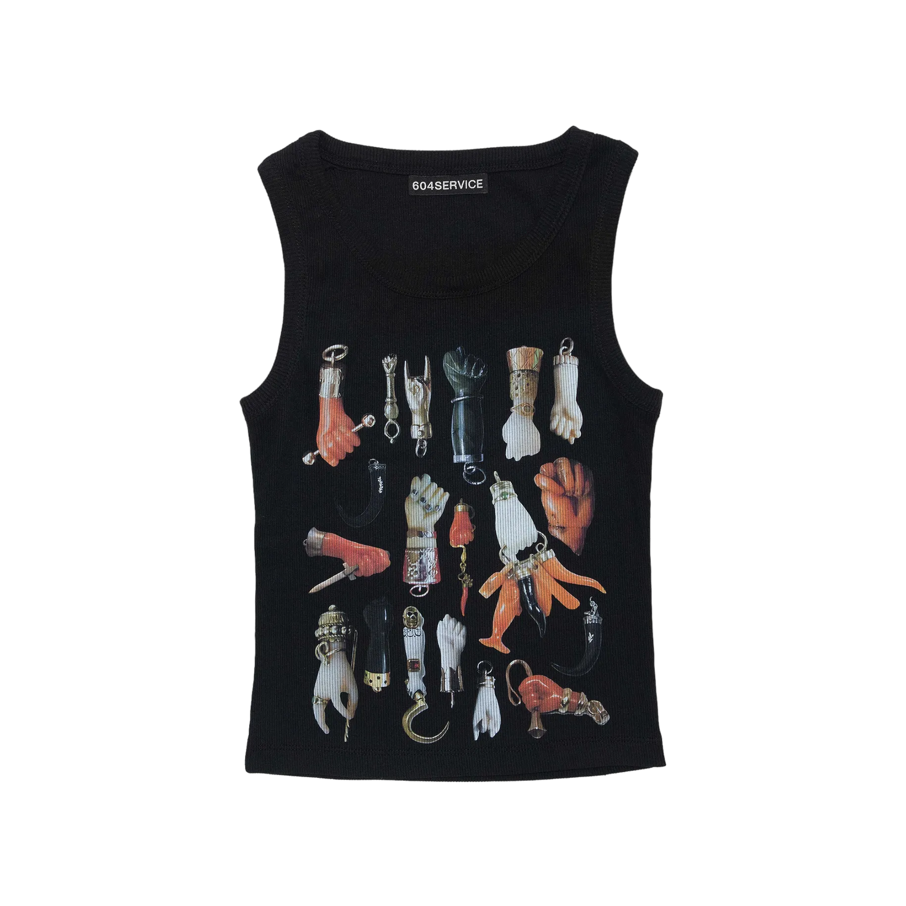Figa Sleeveless Top in Black