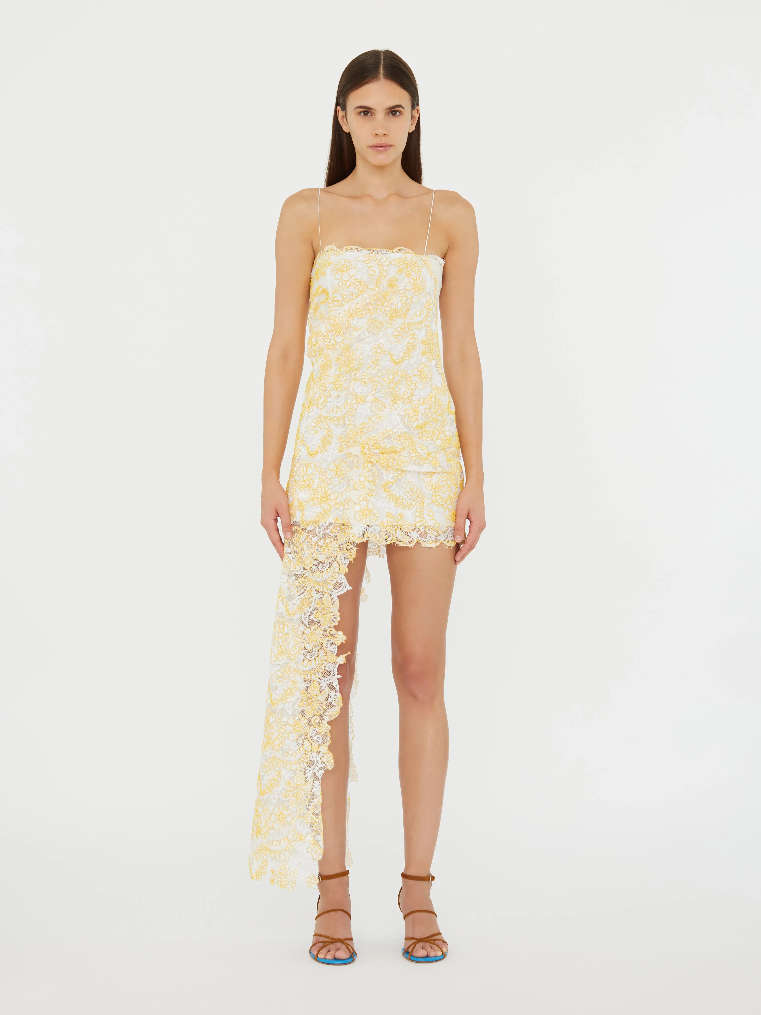 Floating Lace Cami Mini Dress