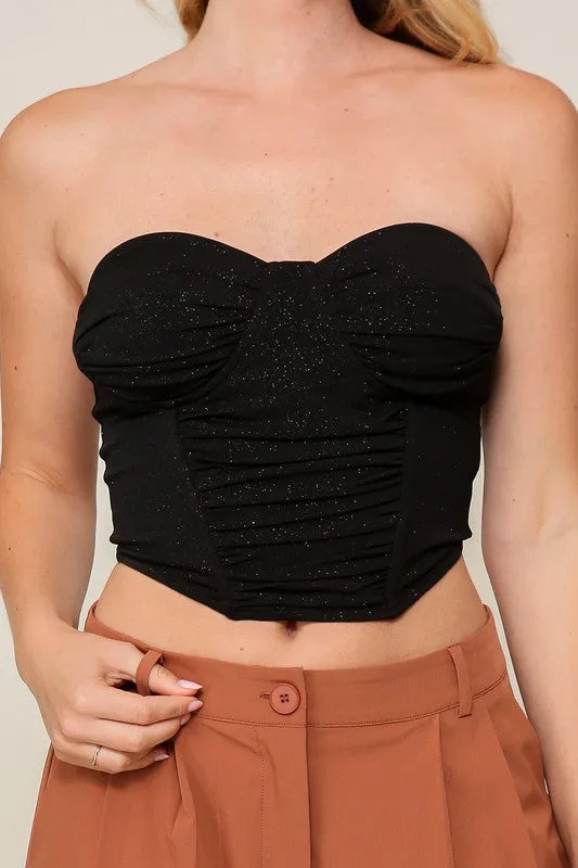 GLITTER TUBE TOP