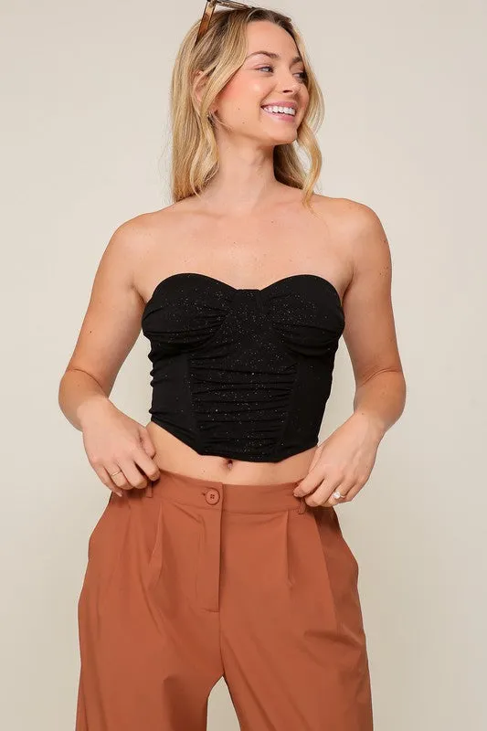 GLITTER TUBE TOP