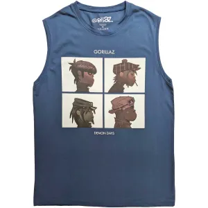 Gorillaz | Official Band Tank Top | Demon Days