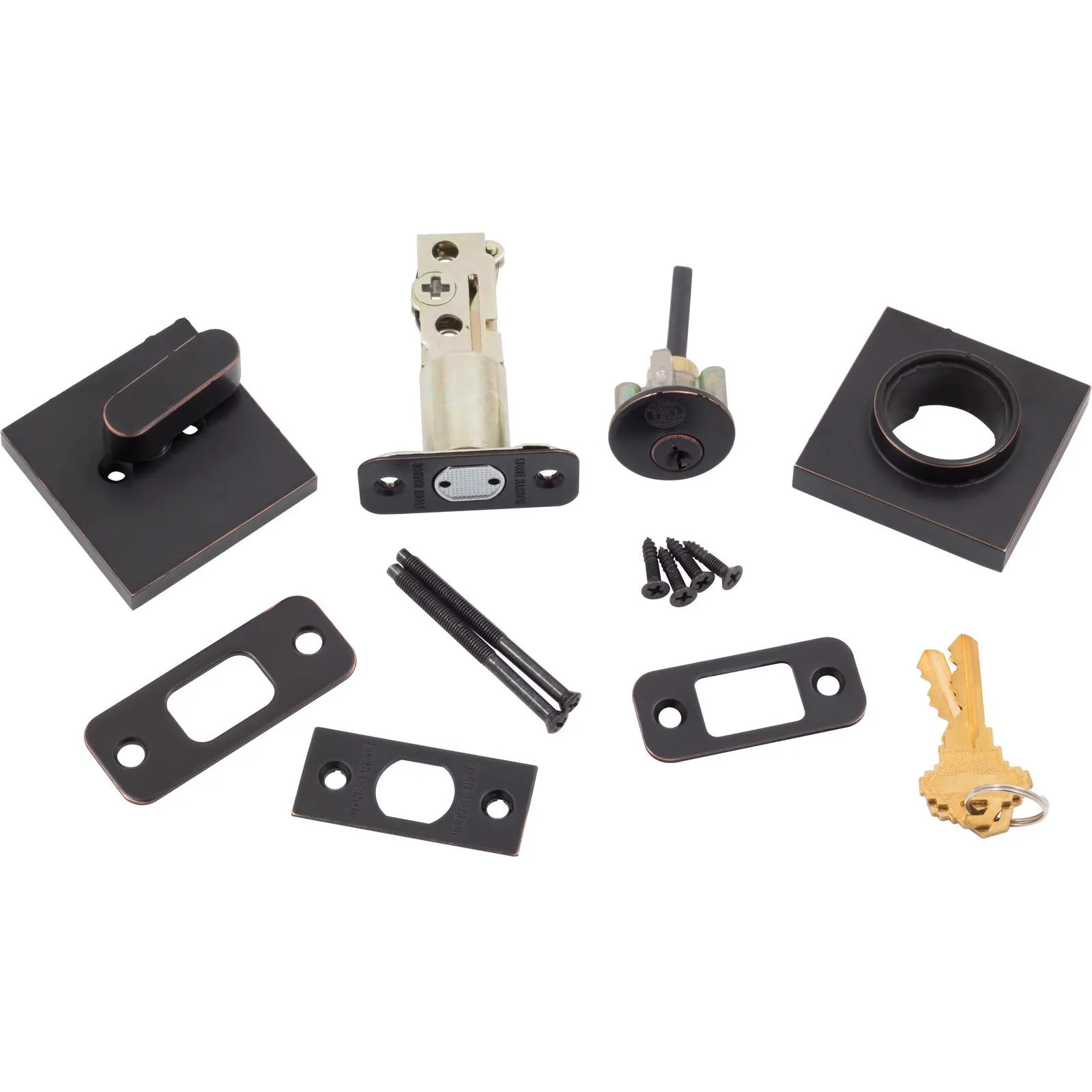 Grade 3 Contemporary Square Deadbolt