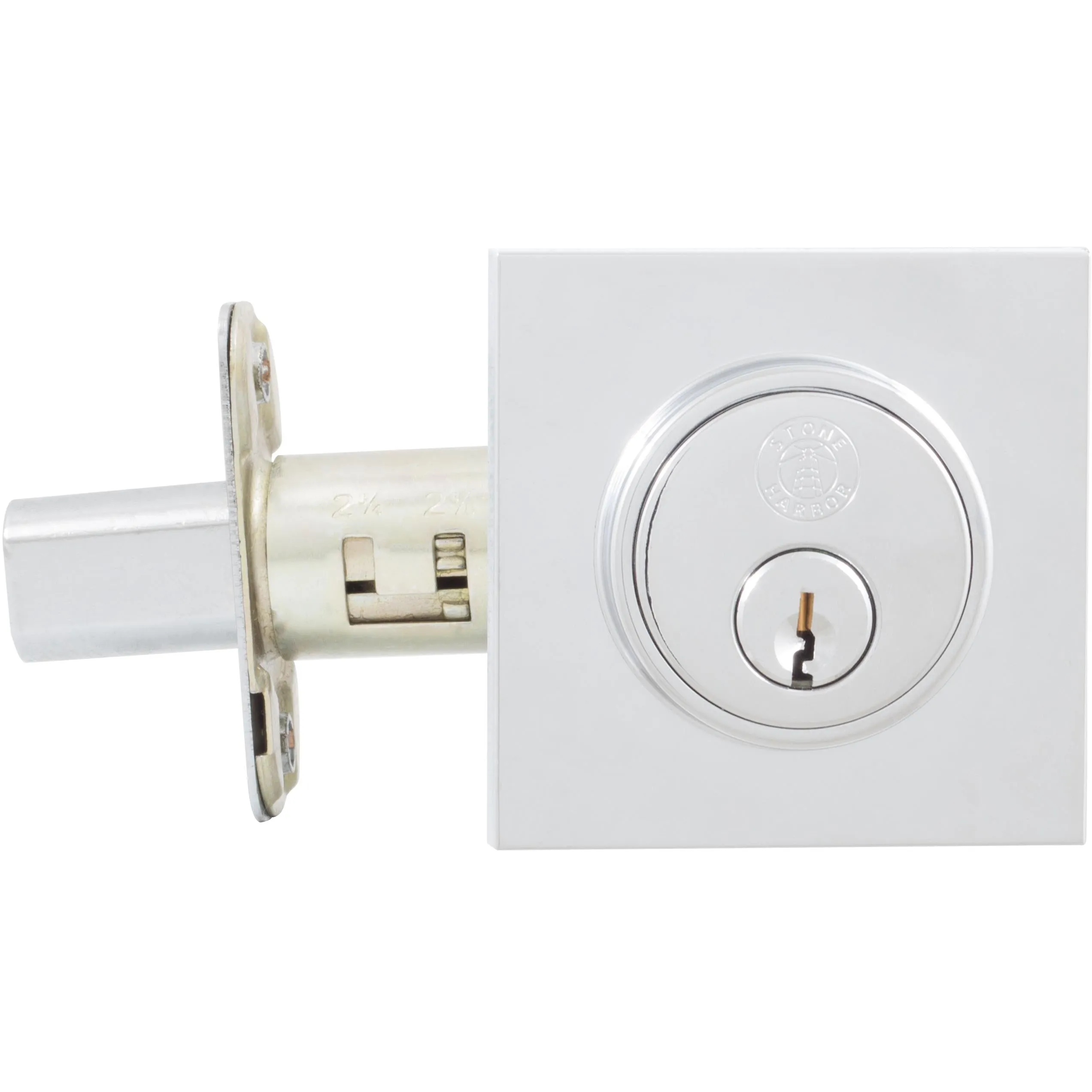 Grade 3 Contemporary Square Deadbolt