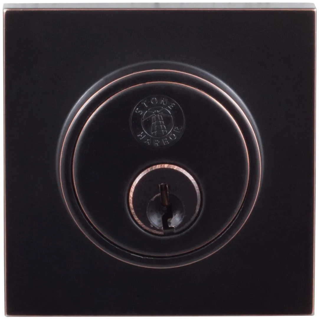 Grade 3 Contemporary Square Deadbolt
