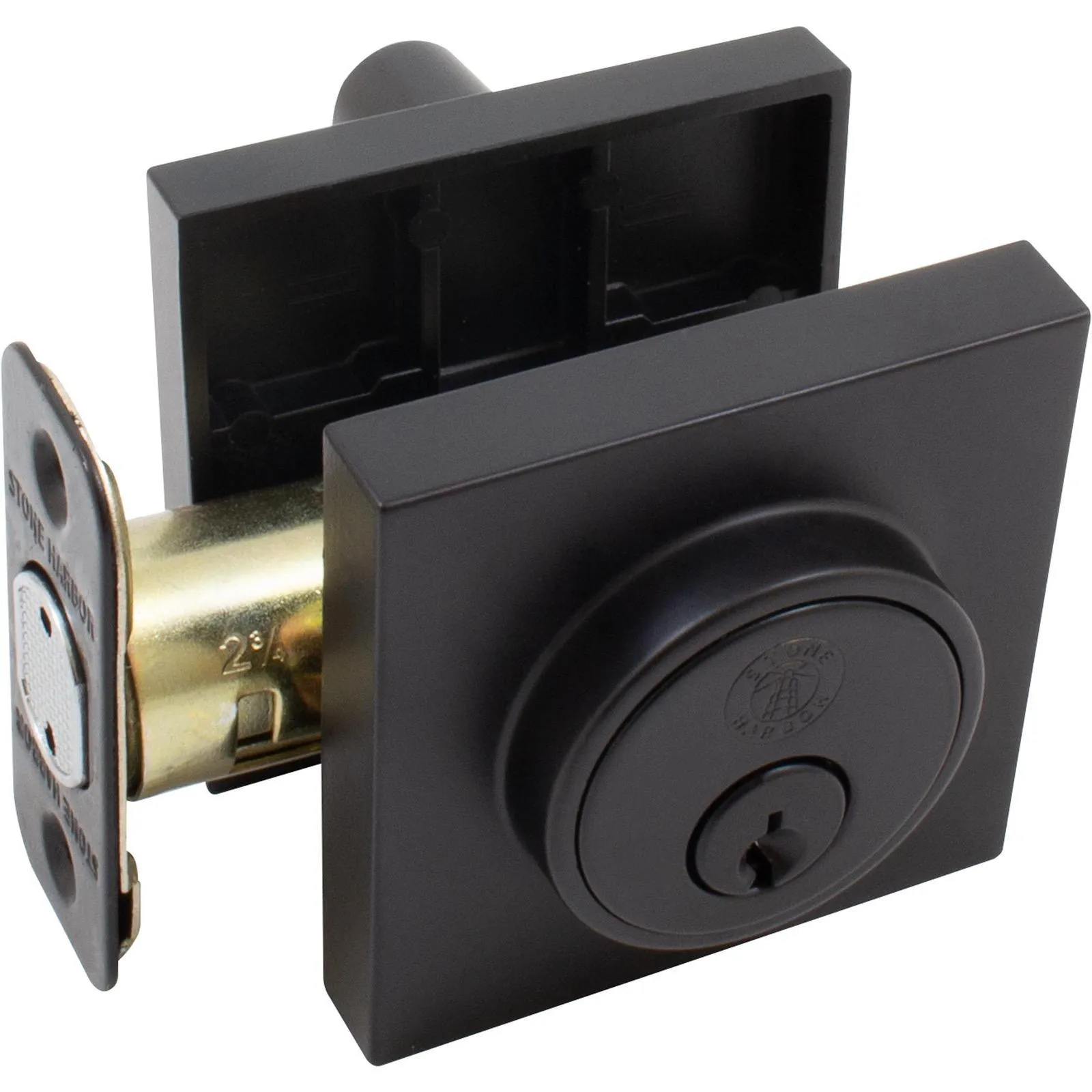 Grade 3 Contemporary Square Deadbolt