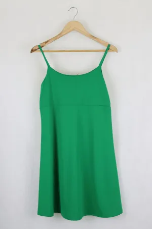 Green Slip Dress S