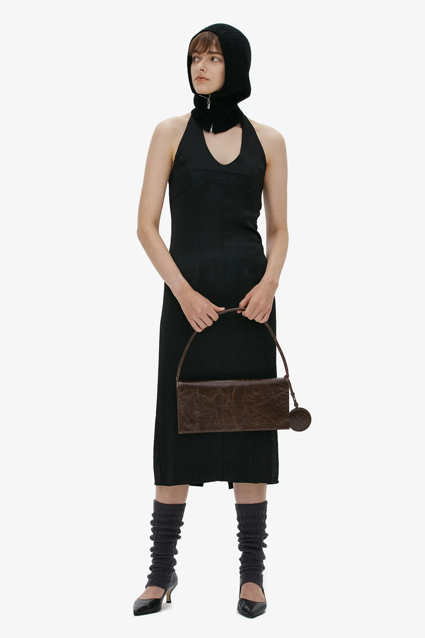 HALTER NECK SLIP DRESS