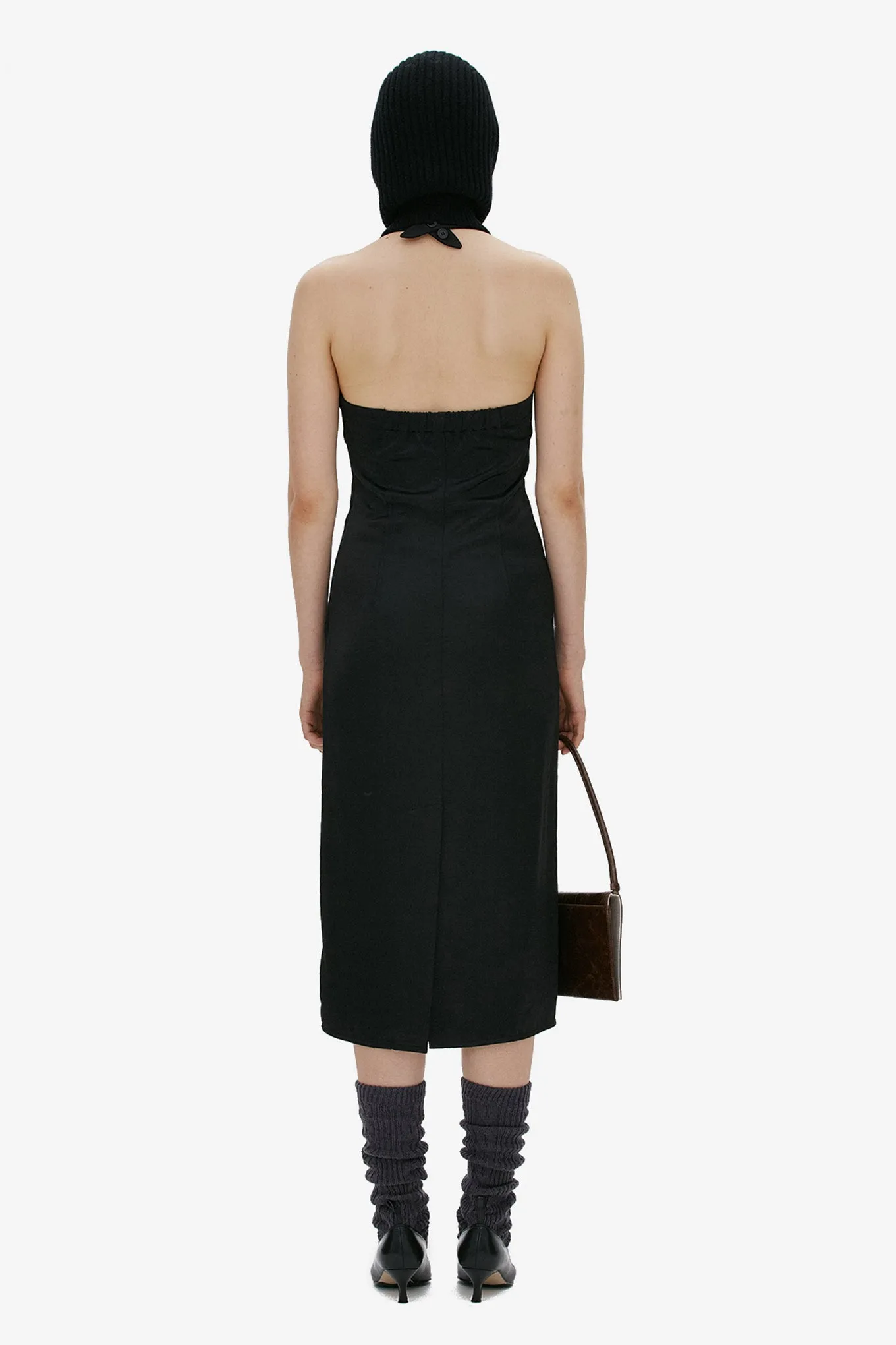 HALTER NECK SLIP DRESS