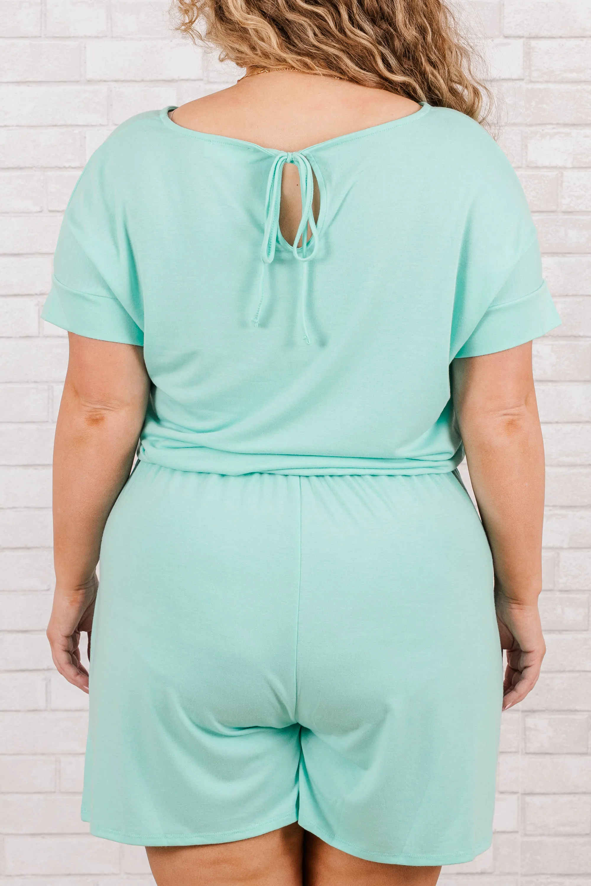 In A Hurry Romper, Mint