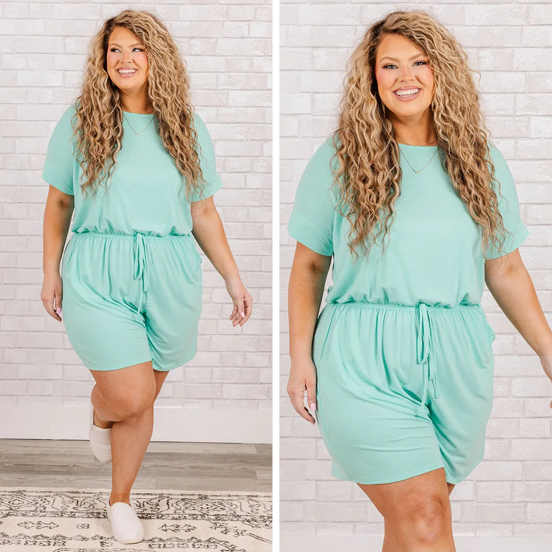 In A Hurry Romper, Mint