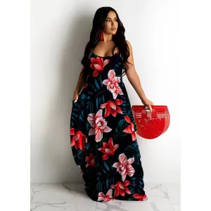 Isla - Stylish Floral Print Slip Dress for Women