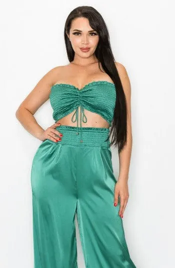 JASMINE SATIN SET TOP
