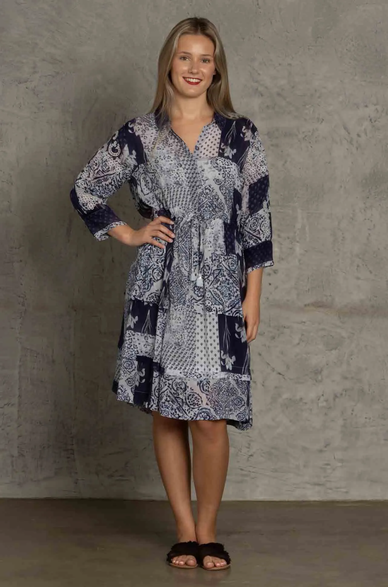 Johnny Was - Tangier Belanca Dress w/ Slip