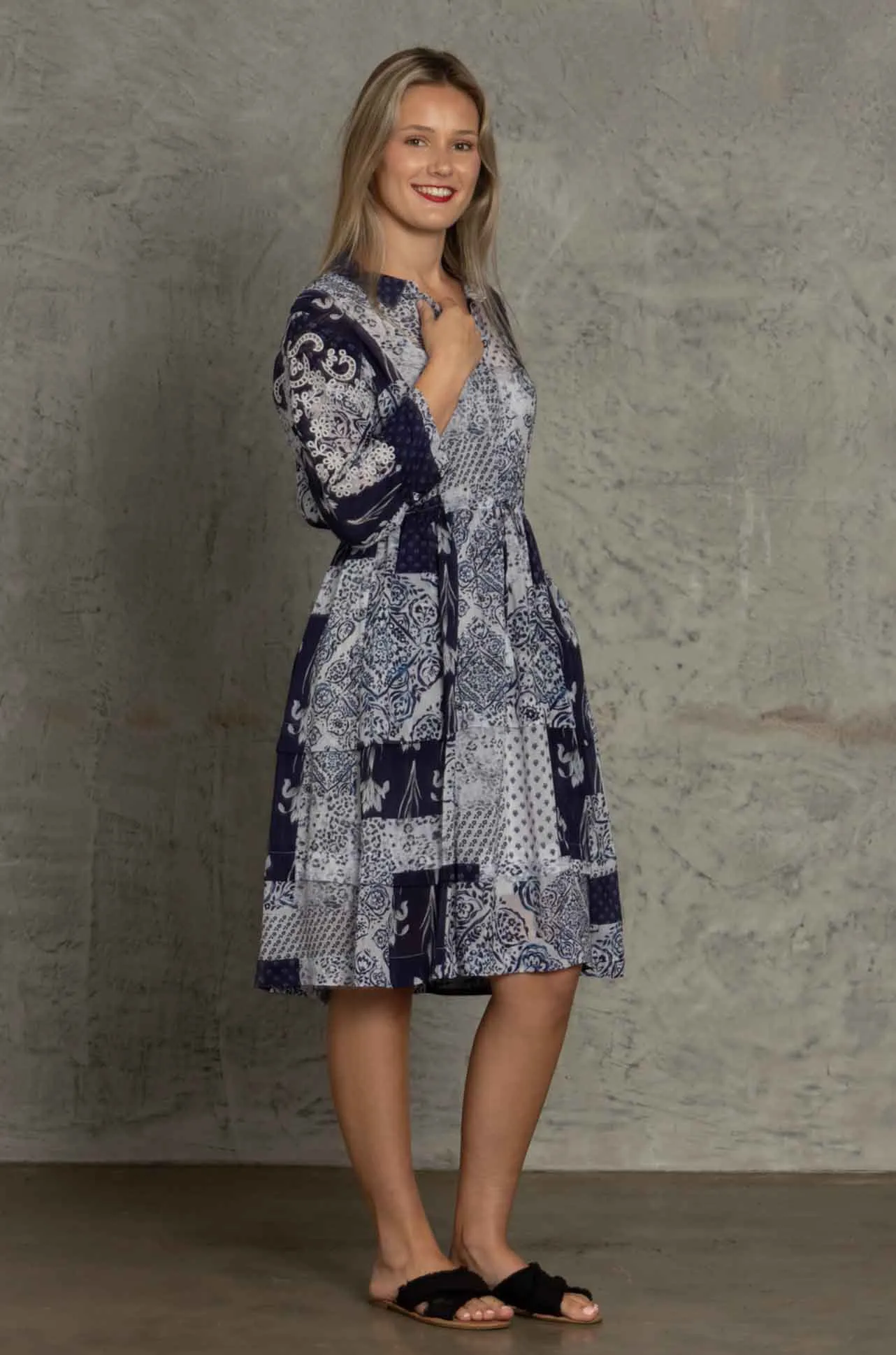 Johnny Was - Tangier Belanca Dress w/ Slip