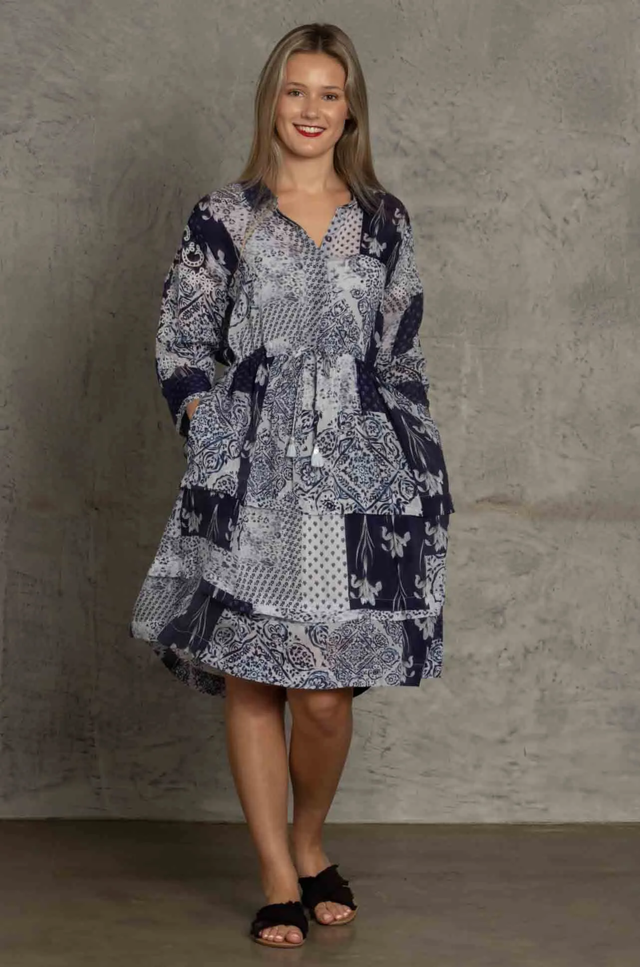 Johnny Was - Tangier Belanca Dress w/ Slip