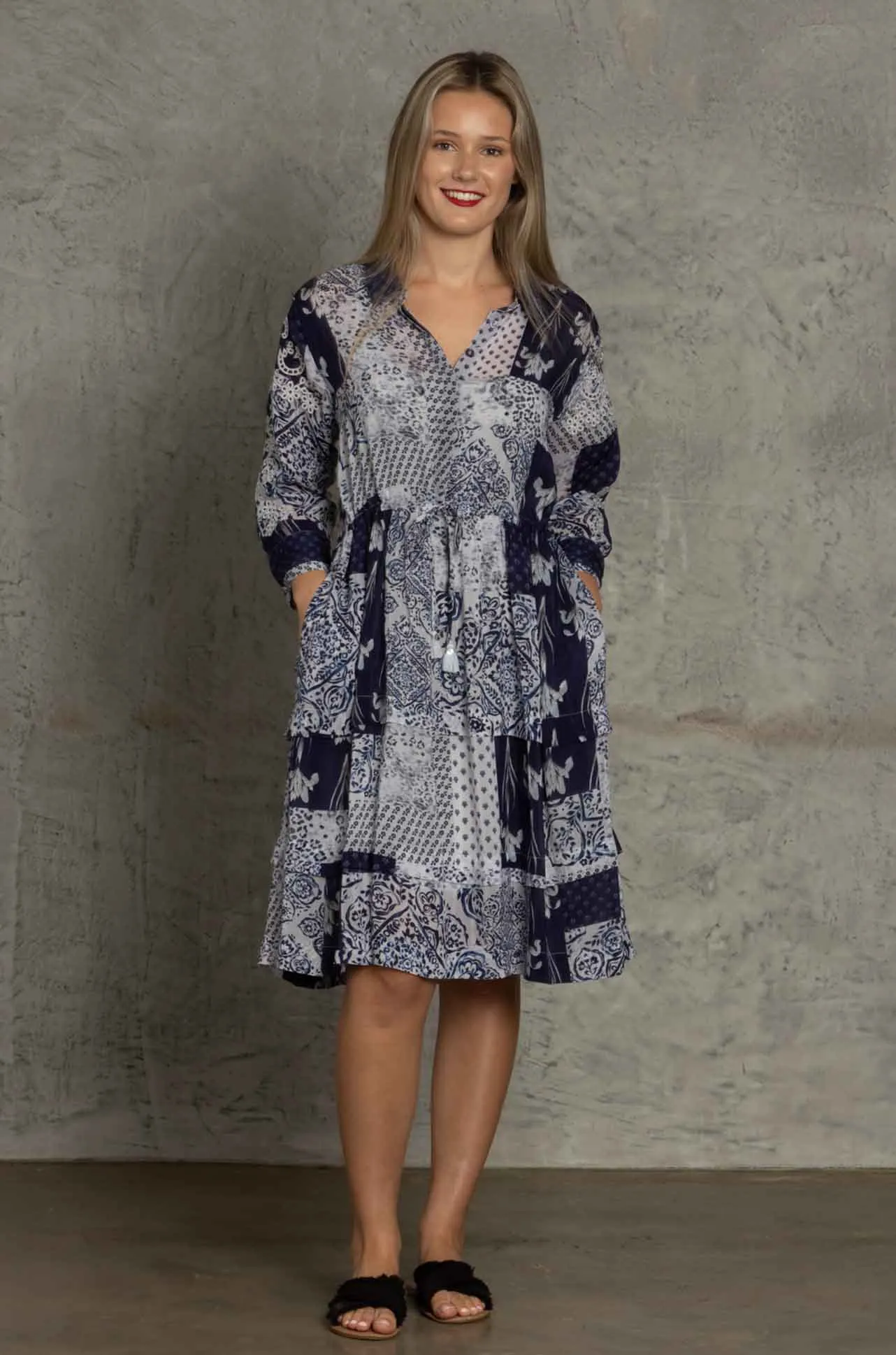 Johnny Was - Tangier Belanca Dress w/ Slip