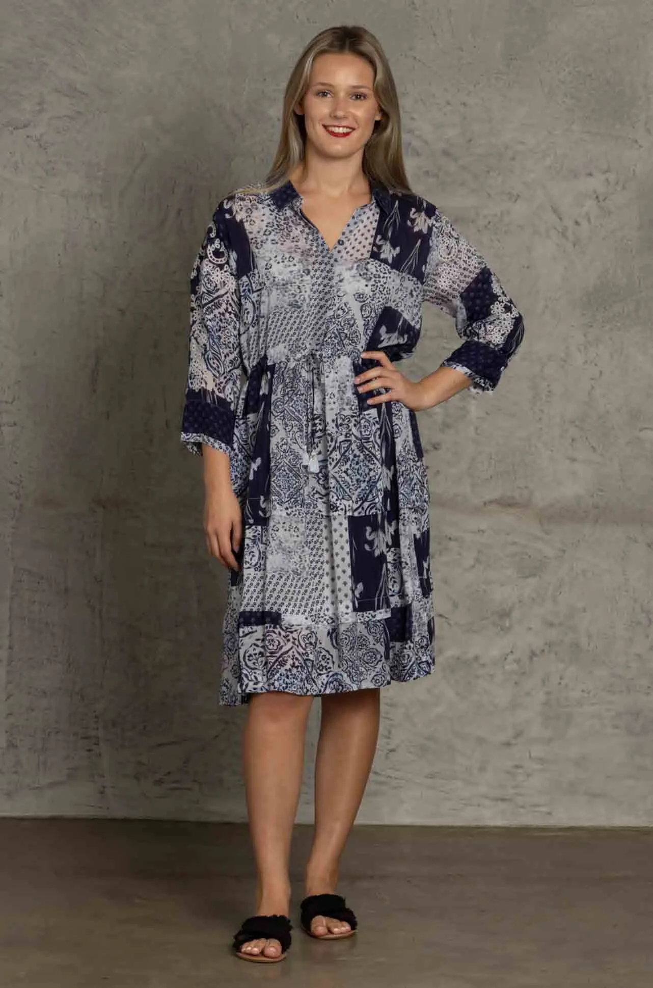Johnny Was - Tangier Belanca Dress w/ Slip