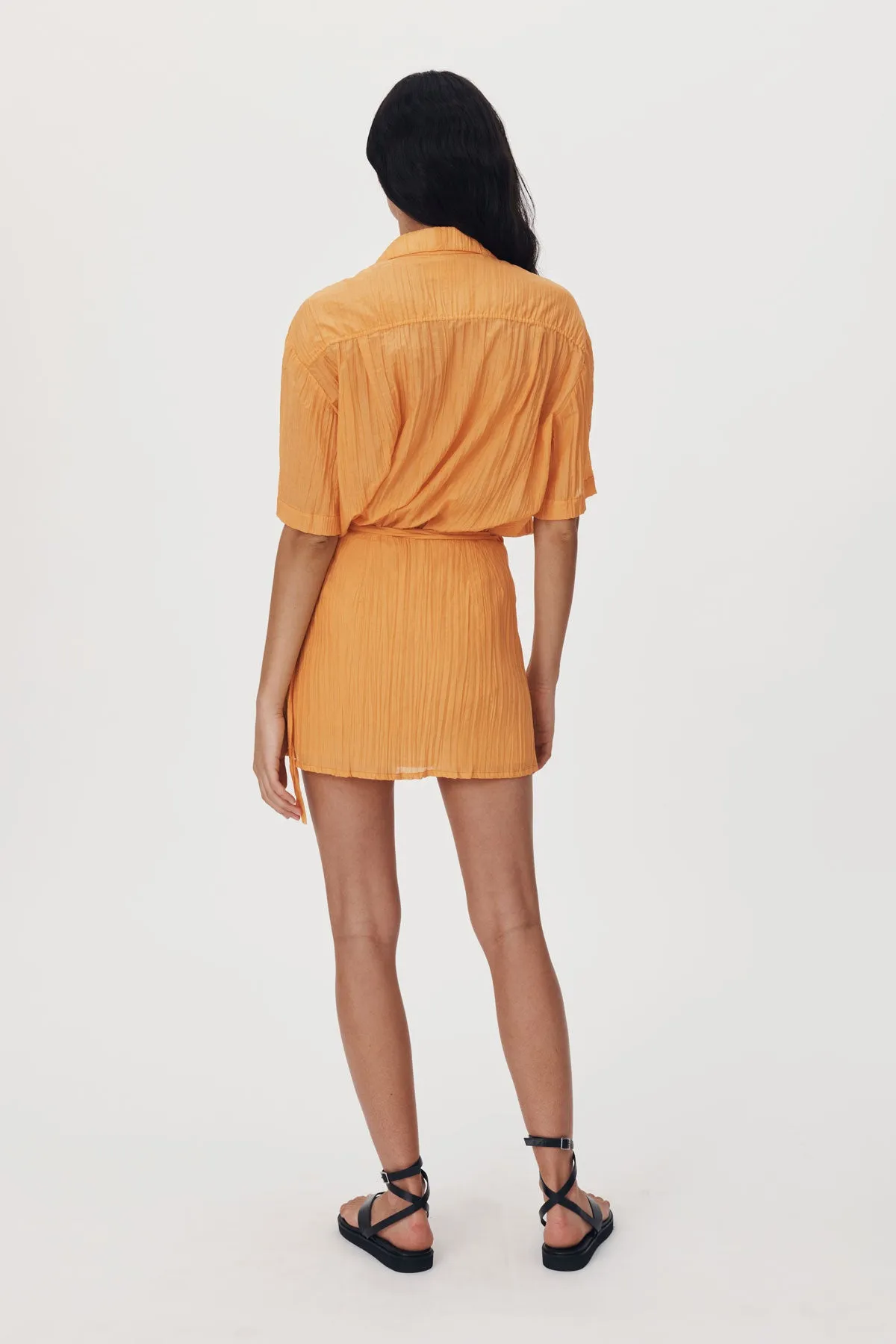 Jole Silk Mini Wrap Skirt