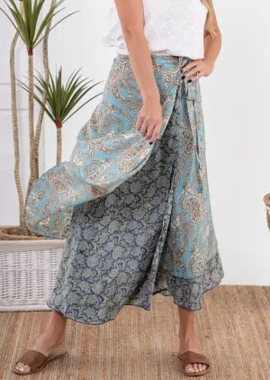 Kali Reversible Wrap Skirt #014 - One Size