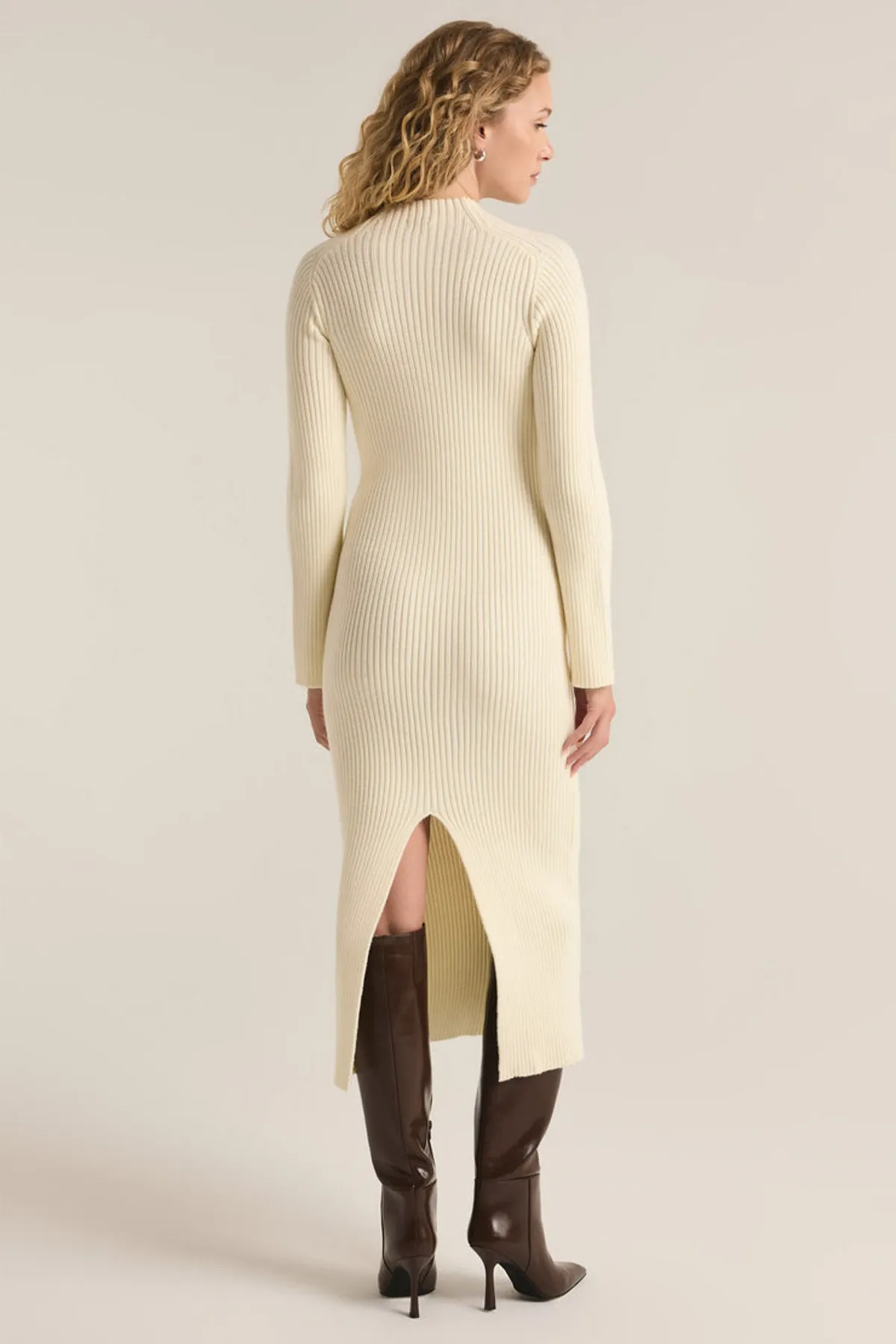 Kass Mock Neck Sweater Dress