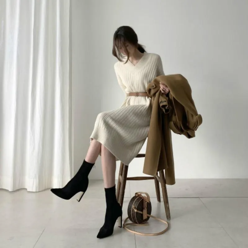 Korean Dress Sweater