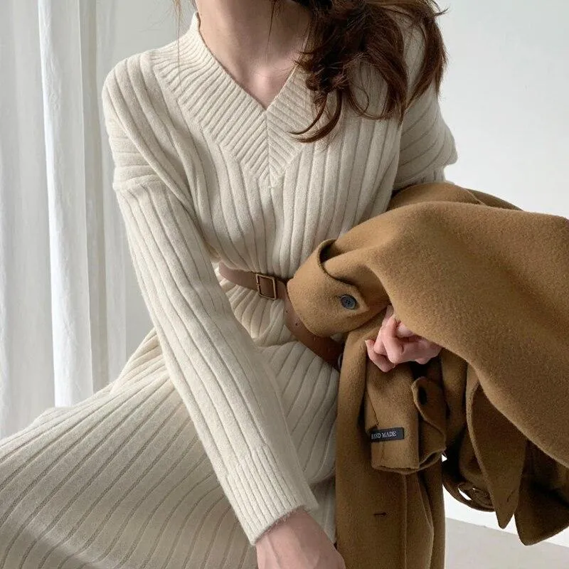 Korean Dress Sweater