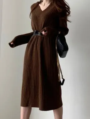 Korean Dress Sweater