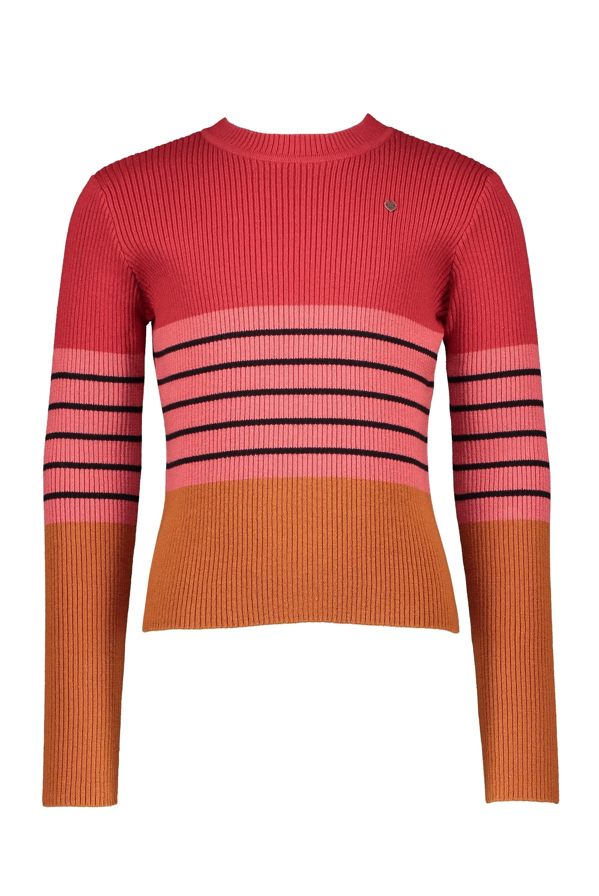 Kulia Flat Knitted Color Block Top