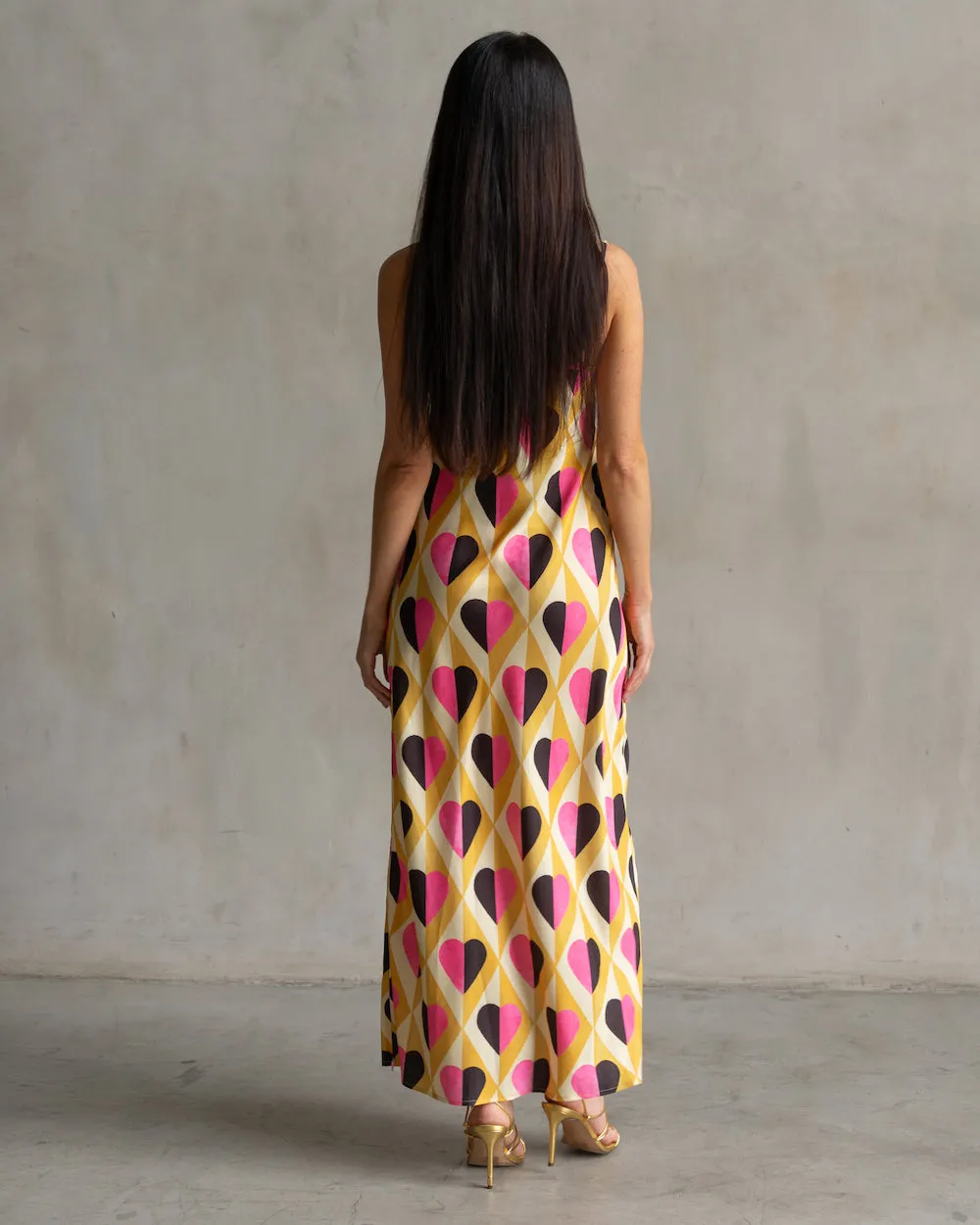 Lennon Zipslip™️ All Over Heart Dress