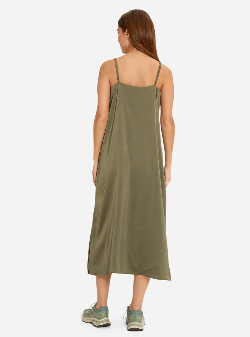 Lima Slip Dress - Green