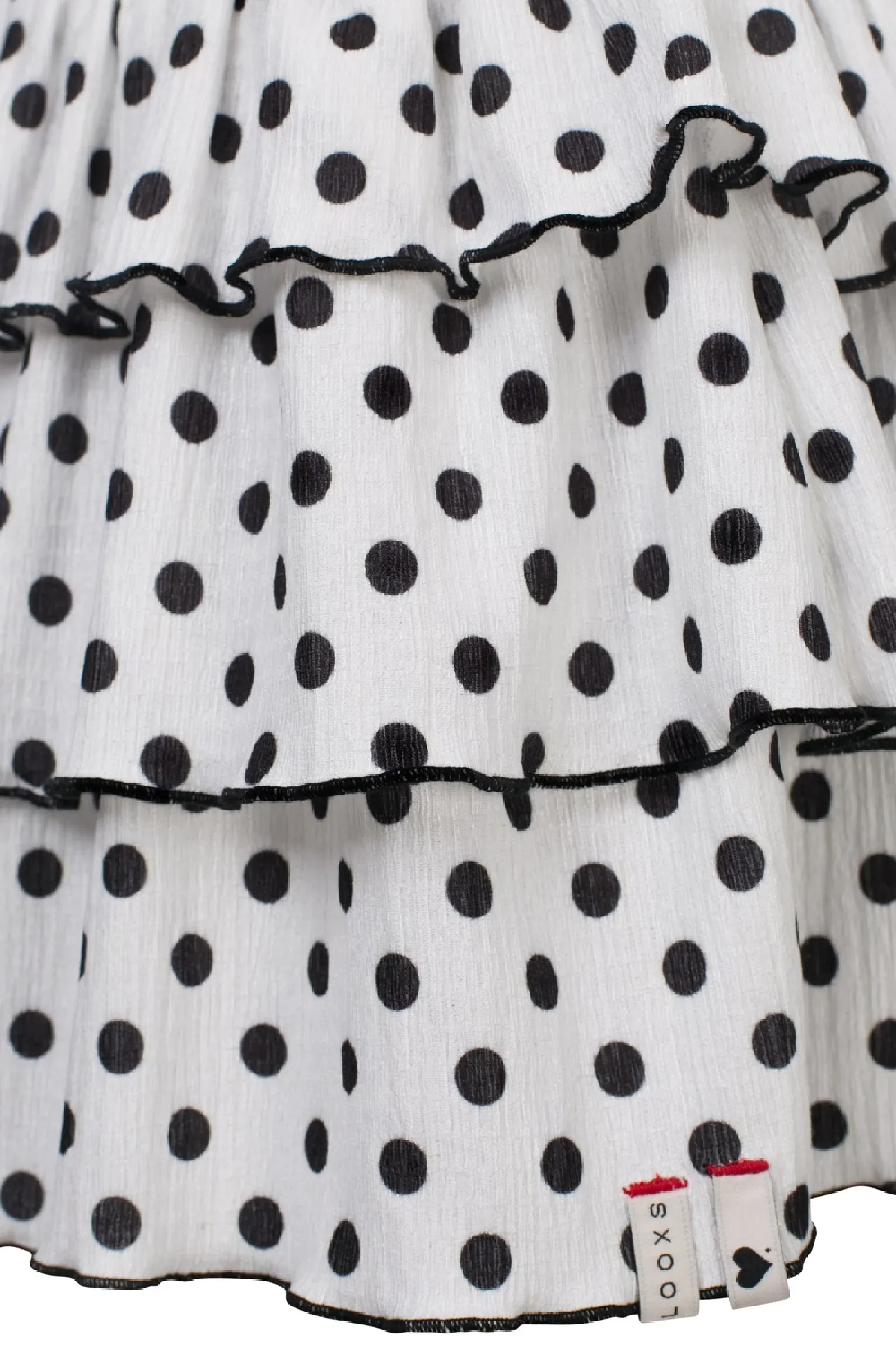 Little Looxs Little 3 layered skirt dots