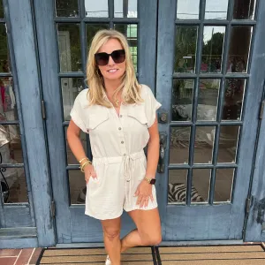 Logan Linen Romper