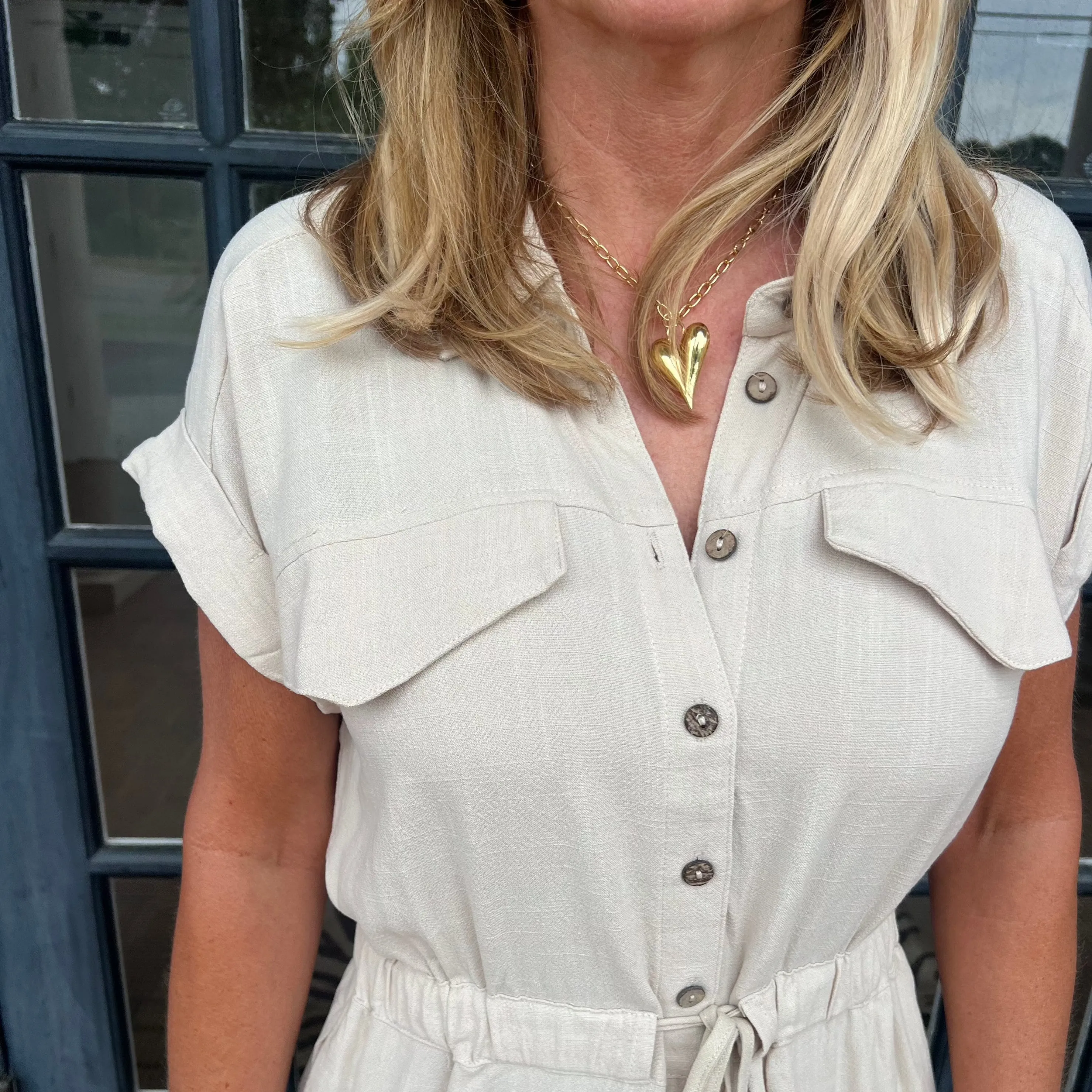 Logan Linen Romper