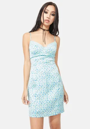 Love Addiction Satin Slip Dress
