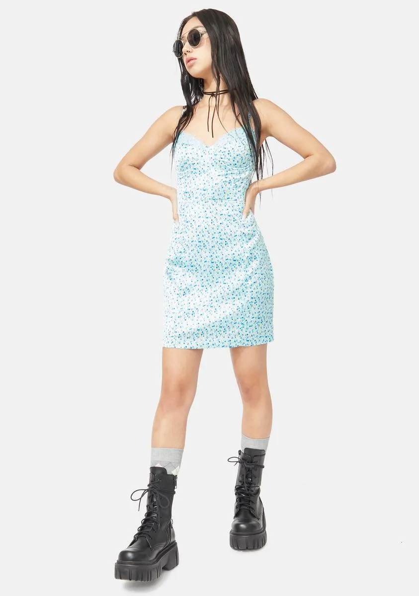 Love Addiction Satin Slip Dress