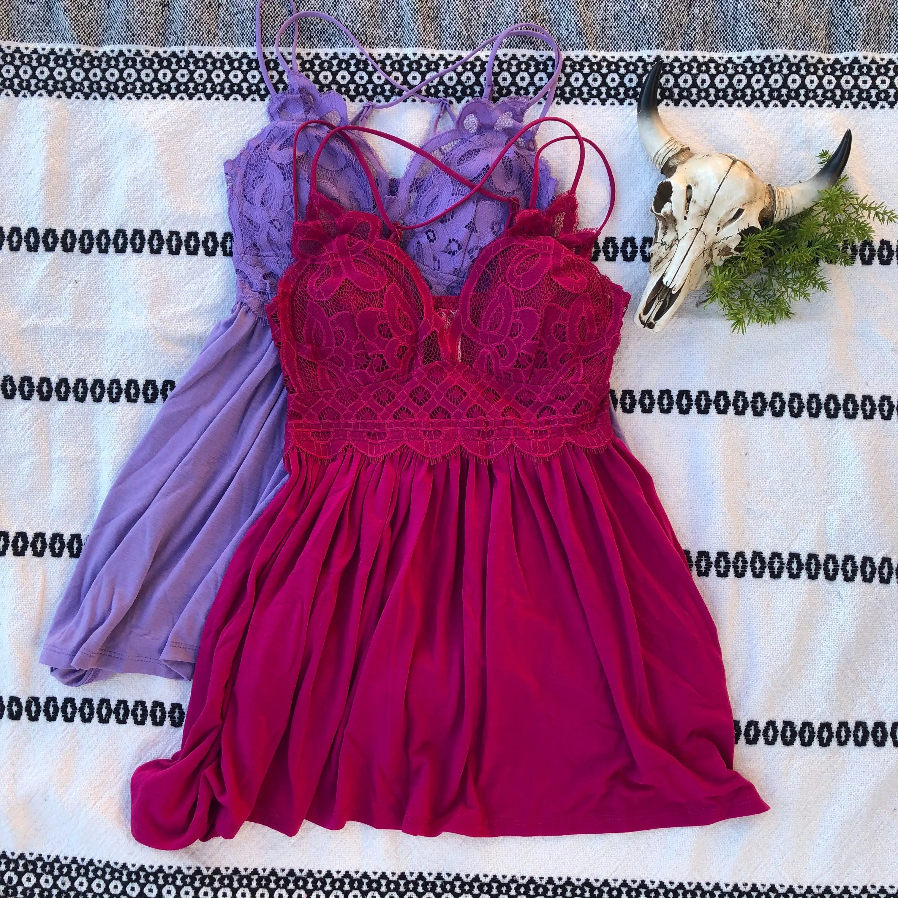 Magenta Bralette Top